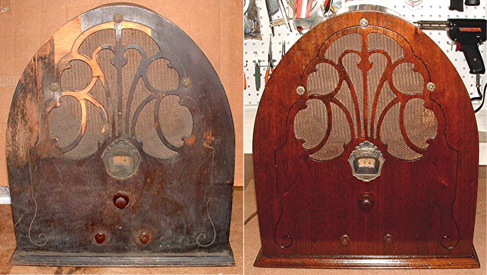 Philco 20 Before & After 1