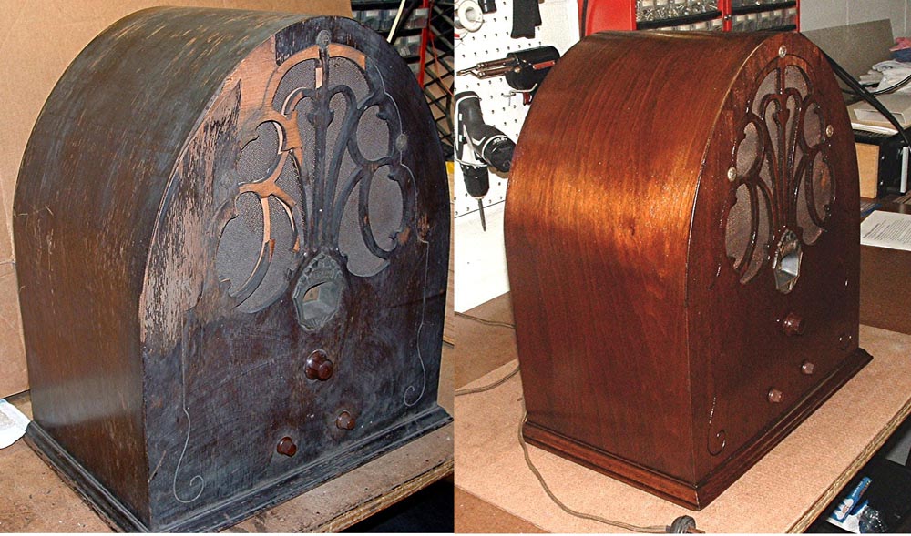 Philco 20 Before & After 2